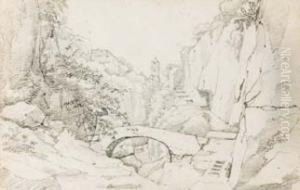Amalfi, La Valle Dei Mulini by Teodoro Duclere