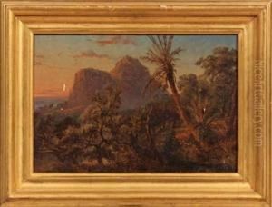Il Monte Di Santa Rosalia Presso Palermo by Teodoro Duclere
