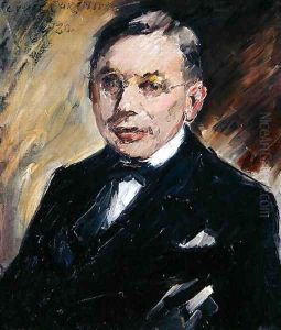 Portrait of Ernst Oppler, 1920 by Lovis (Franz Heinrich Louis) Corinth