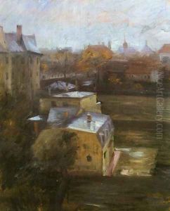 View from the Studio, Schwabing by Lovis (Franz Heinrich Louis) Corinth