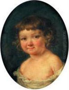 Portrait D'un Jeune Enfant En Buste Portrait D'un Jeune Enfant En Buste