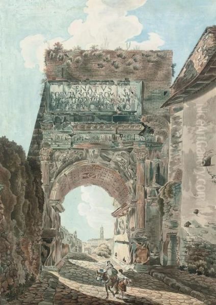 The Arch Of Titus, Rome - view 1
