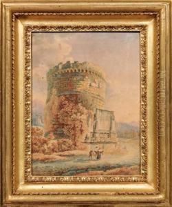 Veduta Con Il Mausoleo Di Cecilia Metella
