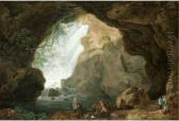 A View Of Neptune's Grotto At Tivoli - view 1