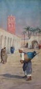Arab Street Scene by Arthur Dudley