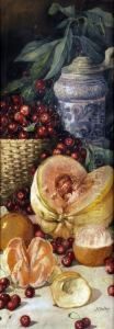 Still Life, Sliced Fruit And Berries Still Life, Sliced Fruit And Berries