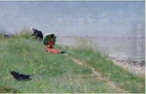 A Day At The Seaside by Ernest Ange Duez