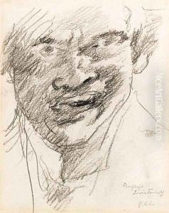 Selbstbildnis by Lovis (Franz Heinrich Louis) Corinth
