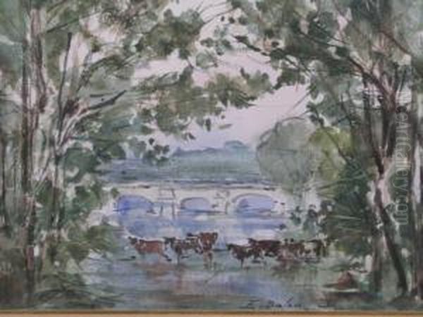 Troupeau Pres Du Pont - view 1