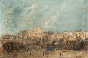 Vue De Marseille by Jacques-Edouard Dufeu