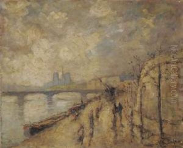 La Seine Avec Notre-dame - view 1