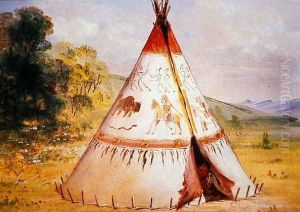 Teepee of the Crow Tribe, c.1850