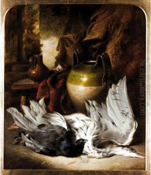 Still Life Of Game With Vase - view 1