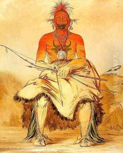 Buffalo Bull A Grand Pawnee Warrior 1832 by George Catlin