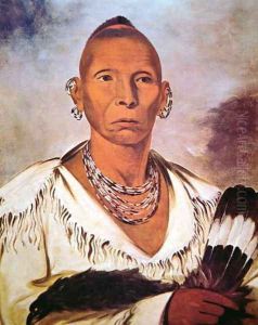 Portrait of Black Hawk, Indian Chief