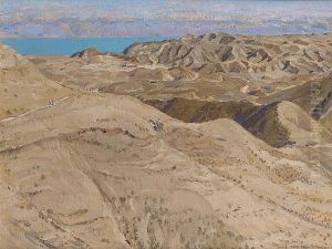 The Nebi Musa, The Dead Sea And The Moab Hills