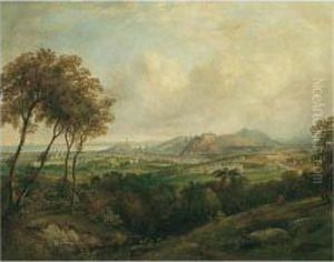 A View Of Edinburgh Castle From Corstorphine Hill