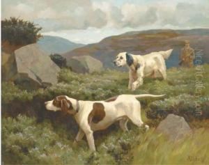 An English Setter And A Pointer