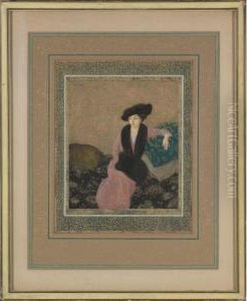 Portrait Of A Lady In Furs - view 1