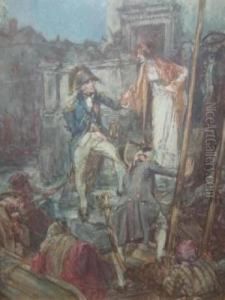 The Escape Of The Royal Family From Naples by Edmund Dulac