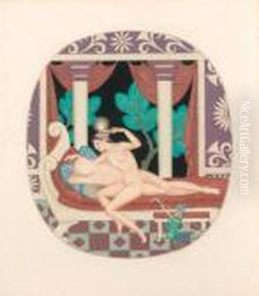 Psyche Looking Upon The Sleeping Cupid - view 1