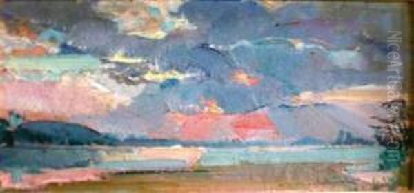 Bord De Mer Au Crepuscule - view 1