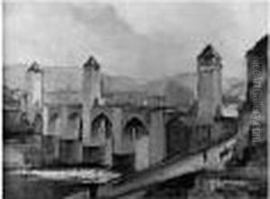 Le Pont Valentre A Cahors by Guillaume Dulac