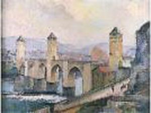 Le Pont Valentre A Cahors. by Guillaume Dulac