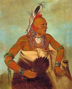 Osage warrior of the Wha-sha-she band (a subdivision of Hunkah) Osage warrior of the Wha-sha-she band (a subdivision of Hunkah)