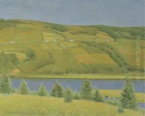 Margaree River Valley by Frank Vincent Dumond