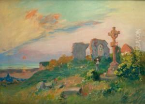 "paisaje De Bretana". by Louis Dumoulin