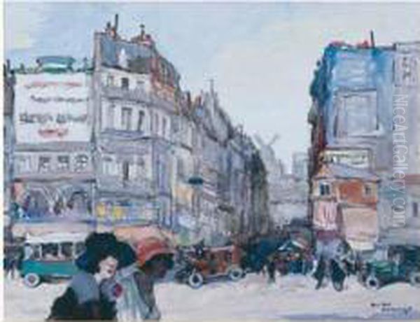 Paris, Place Blanche - view 1