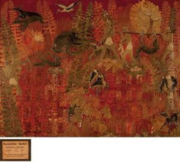 La Chasse by Jean Dunand