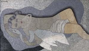 Leda by Jean Dunand