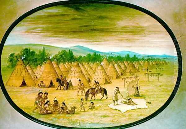 Tipi Village, c.1830 - view 1