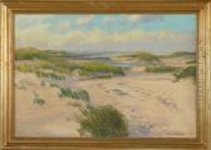Cape Cod Dunes, Likely Chatham. Signed Lower Right Harold Dunbar by Harold C. Dunbar