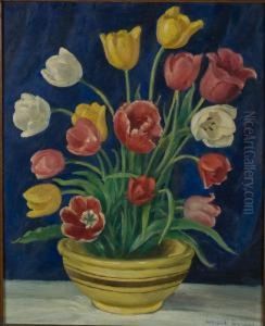 Still Life Of Tulips Still Life Of Tulips