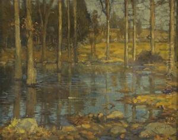 Impressionist Massachusettsforest Scene - view 1