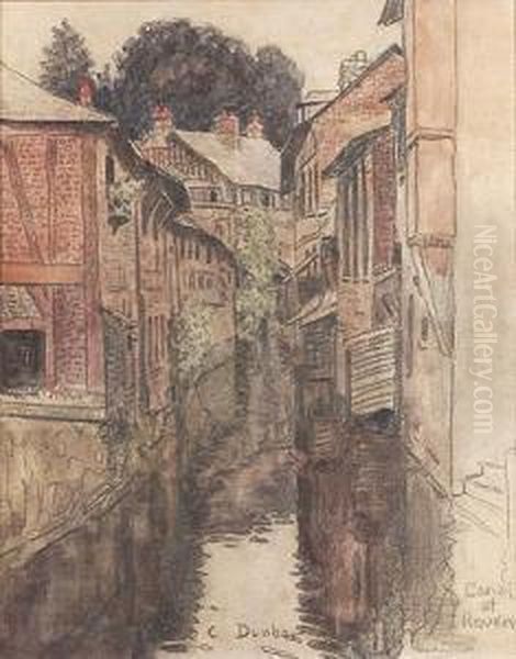 Canal At Rouen - view 1