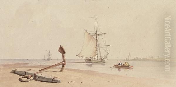 Shipping On An Estuary - view 1