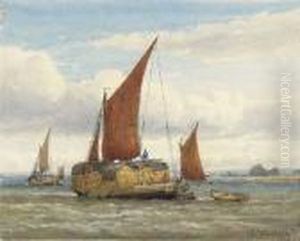Hay Barges On The Estuary Hay Barges On The Estuary