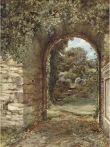An Ivy-clad Arch With A View To A Garden Beyond An Ivy-clad Arch With A View To A Garden Beyond