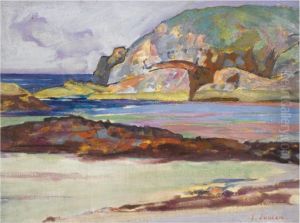 Port Ban, Iona; Port Ban Looking West by John Mckirdy Duncan
