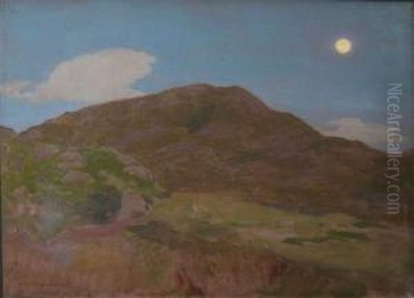 A Moonlit Landscape - view 1