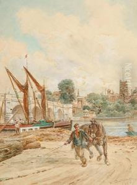 Turning The Barge Horse - view 1