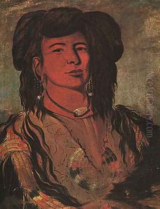The Dakota Chief- One Horn, 1832 by George Catlin