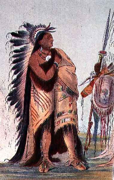 Crow Indian Pa-Ris-Ka-Roo-Pa, 'The Two Crows' - view 1