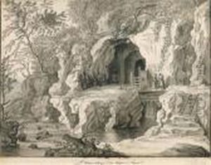 L'hermitage De Frere Luce, 1796. by Balthasar Anton Dunker