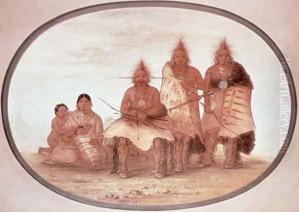 Pawnee Warriors, c.1832 - view 1