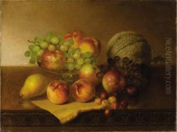 Tabletop Still Life With Fruit - view 1
